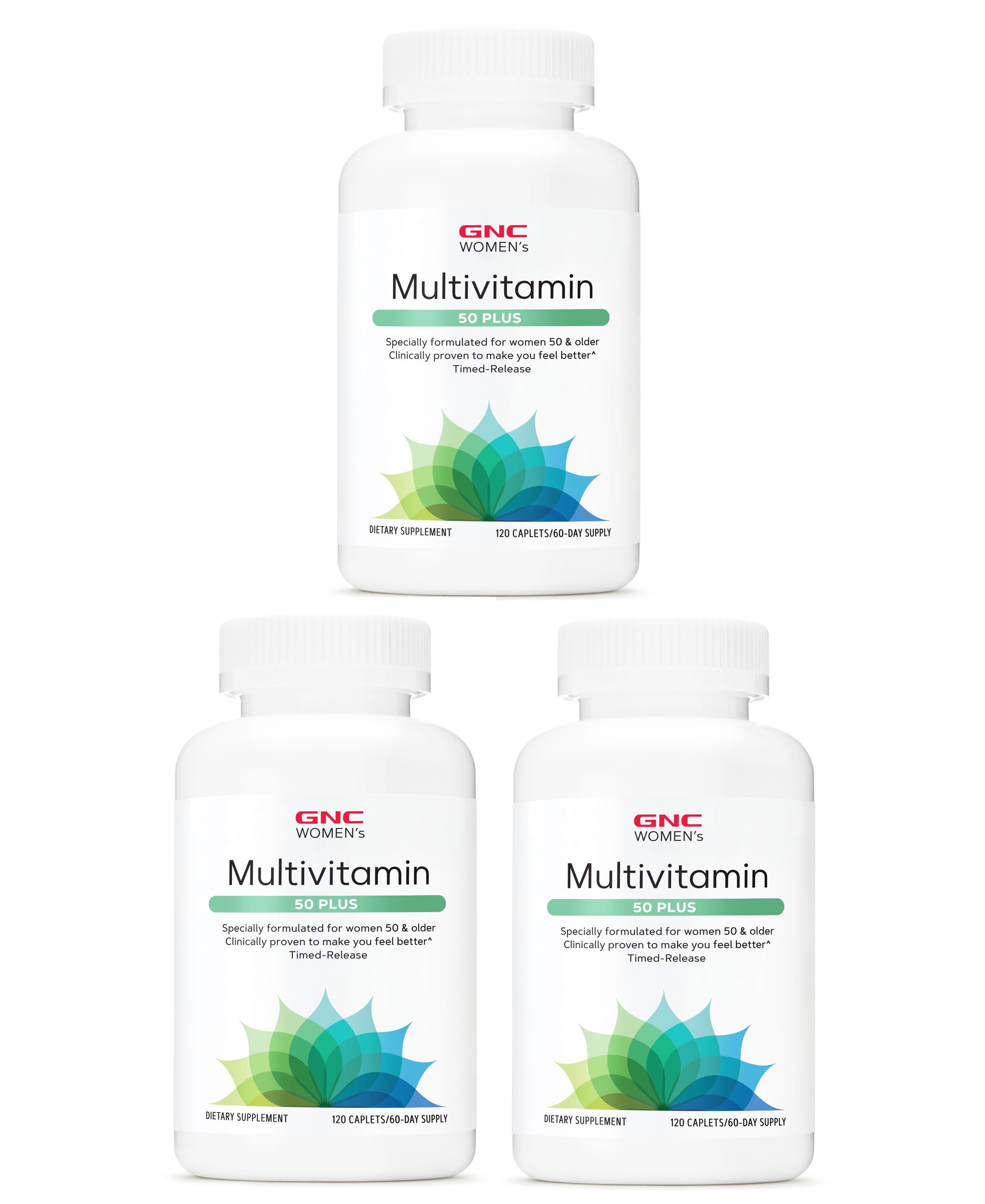 GNC Women's Multivitamin 50 Plus 120 tablets(一組3瓶)